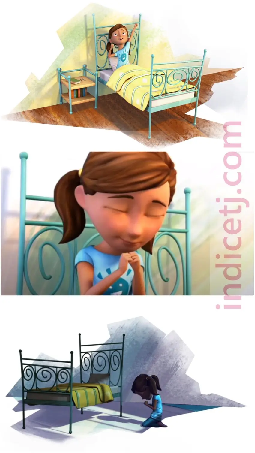 Sinal pedofilo na cama de Sofia